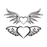 Angel Wings Heart Pack SVG Cuttable Designs