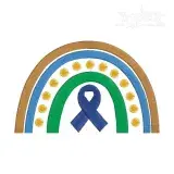 Awareness Ribbon Rainbow Embroidery Design