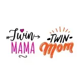 Twin Mama Mom SVG Cuttable Designs