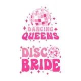 Dancing Queen Disc Bride SVG Cuttable Design
