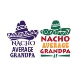 Nacho Average Grandpa Sombrero Hat SVG