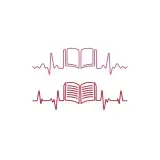 Book Lover SVG ECG Heartbeat Line Signal