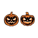 Halloween Jack-o'-lantern Carved Pumpkin SVG