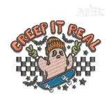 Creep It Real Skating Ghost