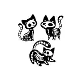X-Ray Cat SVG Skeleton