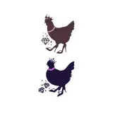 Chicken Bride Queen SVG