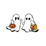 Halloween Trick or Treat Ghost SVG