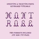 Montrose TrueType Font
