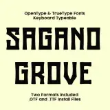 Sagano Grove TrueType Font