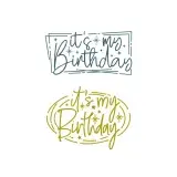It's My Birthday SVG Word Art