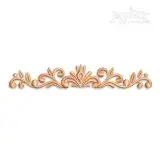 Damask Swirl Border Machine Embroidery Design