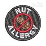 Nut Allergy Digitized Sewing Pattern Download 