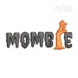 Halloween Mombie Zombie Machine Embroidery Design
