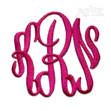 Curlz Circle Embroidery Font File
