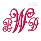 Winston Machine Wicks Embroidery Font by Apex