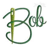 Sewing Needle Machine Embroidery Font - Apex