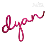 Shorelines Script Machine Embroidery Font Letters