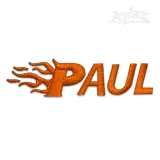 Fire Blaze Machine Embroidery Font by Apex