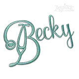 Stethoscope Alphabet Letters Machine Embroidery Font