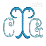 Fancy Fishtail Embroidery Font