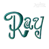 Regal Curlz Machine Embroidery Fonts by Apex Designs Letters