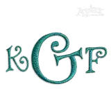 Alabama Curlz Machine Embroidery Fonts by Apex Designs