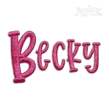 Juniper Script Machine Embroidery Font by Apex