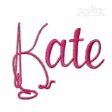 Needles Machine Monogram Embroidery Font by Apex
