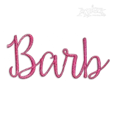 Moonshine Script Machine Embroidery Font Monogram