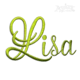 Regal Machine Embroidery Font by Apex