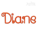 Auburn Curlz Machine Embroidery Fonts by Apex