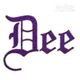 Gothic Fill Machine Embroidery Font by Apex Designs Monograms