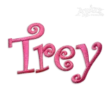 Curlz Extra BOLD Machine Embroidery Fonts by Apex Alphabets