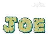 Man Cave Applique Machine Embroidery Font by Apex