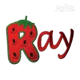 Strawberry Embroidery Font By Apex Designs Letters