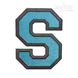 Block Large 3 Color Machine Embroidery Font - Apex 