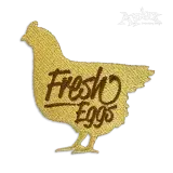Fresh Eggs Hen Machine Embroidery Design by Apex