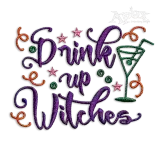 Drink Up Machine Embroidery Design By Apex 