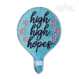 High Hopes Balloon Machine Embroidery Design by Apex