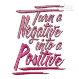 Negative Positive Machine Embroidery Design by Apex