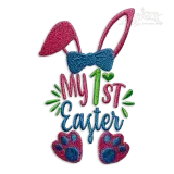 My 1st First Easter Bunny Machine Embroidery Design - Apex