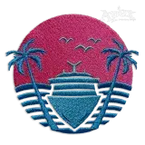 Cruise Ship Holiday Machine Embroidery Design