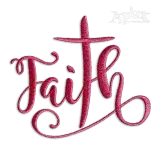 Faith Cross Machine Embroidery Design by Apex
