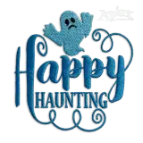 Happy Haunting - Ghost Machine Embroidery Design by Apex