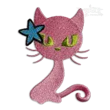 Kitten Cat Cool Machine Embroidery Design by Apex