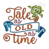 Tale as Old as Time Machine Embroidery Design by Apex