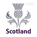 Scottish Thistle Machine Embroidery Design by Apex