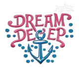 Dream Deep Machine Embroidery Design by Apex all