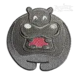Hippo Hippopotamus Machine Embroidery Design by Apex