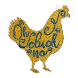Oh Cluck No Chicken Farm Machine Embroidery Design